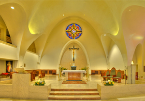 interior of church sanctuary