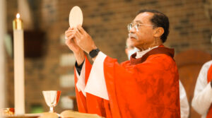 Bishop Campbell at Africa Day celebration of the Saints of Africa