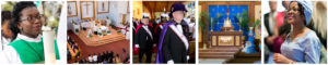 Banner image with photos from ADW parishes.