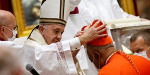 Pope Francis and Cardinal Gregory