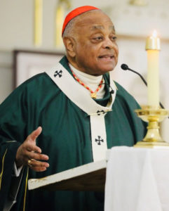 Cardinal Gregory delivers a homily