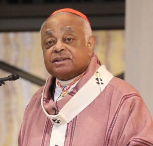 Cardinal Gregory speaking at the Rose Mass