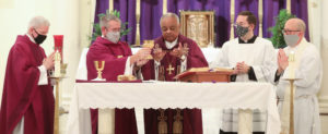 Mass of Thanksgiving at the St. Aloysius Church with Cardinal Gregory.