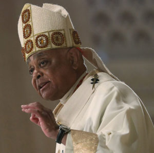Cardinal Gregory speaking at Mass