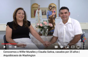 Wilfer Muralles y Claudia Gatica - 2021 Jubilarian Mass Couples