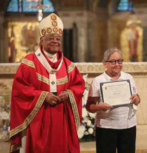 Cardenal Wilton Gregory and María Joya