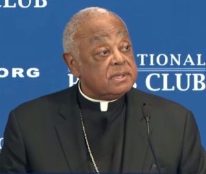 Cardinal Wilton Gregory National Press Club