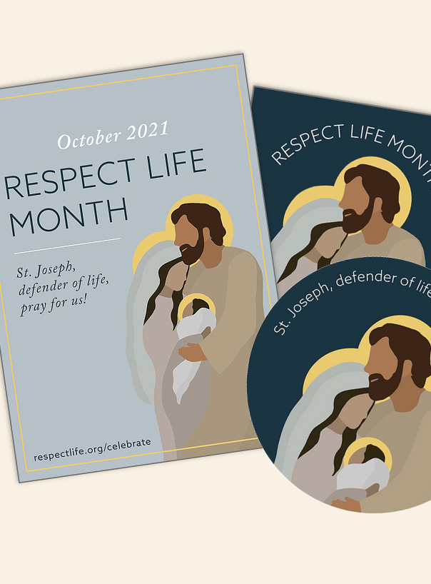 Respect Life Month graphics