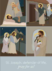 Respect Life Month prayer card