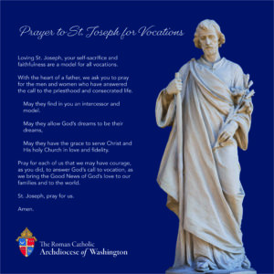 St. Joseph prayer for vocations