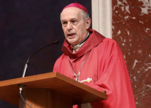 Archbishop Gabriele Caccia, the Permanent Observer of the Holy See to the United Nations, gives his homily at the 69th annual Red Mass