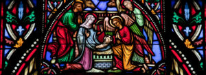 Nativity Stained Glass