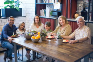 Family at table