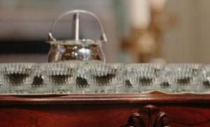 Ashes prepared for Ash Wednesday Service