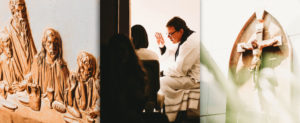 homepage banner - confession, crucifix