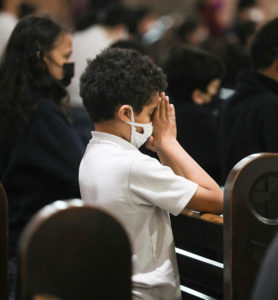 Student Praying