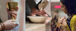 Holy Thursday Triptych Banner for ES