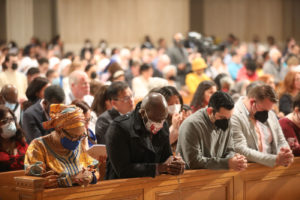 People pray