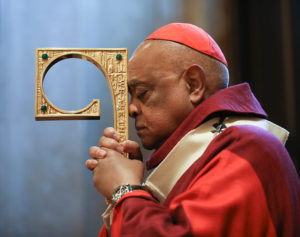 Cardinal Gregory Praying