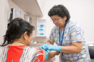 Spanish Catholic Center nurse