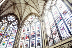 Westminster Abbey stained glass window