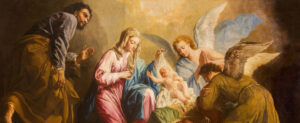 Painting of the Nativity Scene