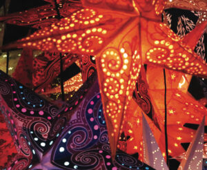 Christmas star lanterns