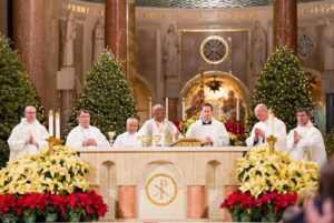 Basilica of the National Shrine of the Immaculate Conception. Also at the Mass, prayers were offered for the repose of the soul of Pope Emeritus Benedict XV
