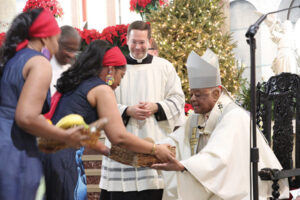 Mass celebrated the at Shrine of the Sacred Heart