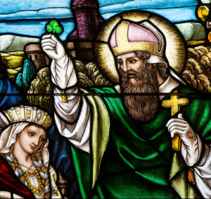 Saint Mary of the Mills Saint Patrick Stained Glass