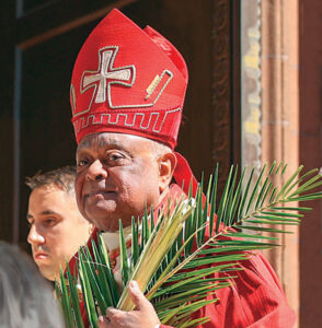 Washington Cardinal Wilton Gregory Palm Sunday