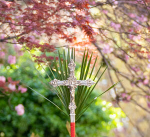 Palm Sunday Cross Outdoors