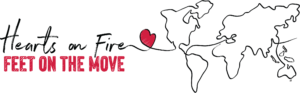 Hearts on fire feet on the Move graphic