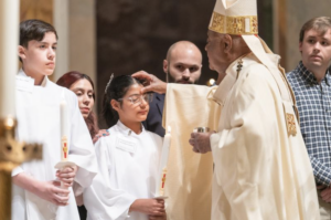 Cardinal Gregory confirms a woman.