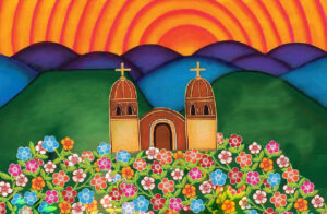 National Hispanic Heritage Month - Artwork by Santiago Savi - A portion of Canción mixteca remixed