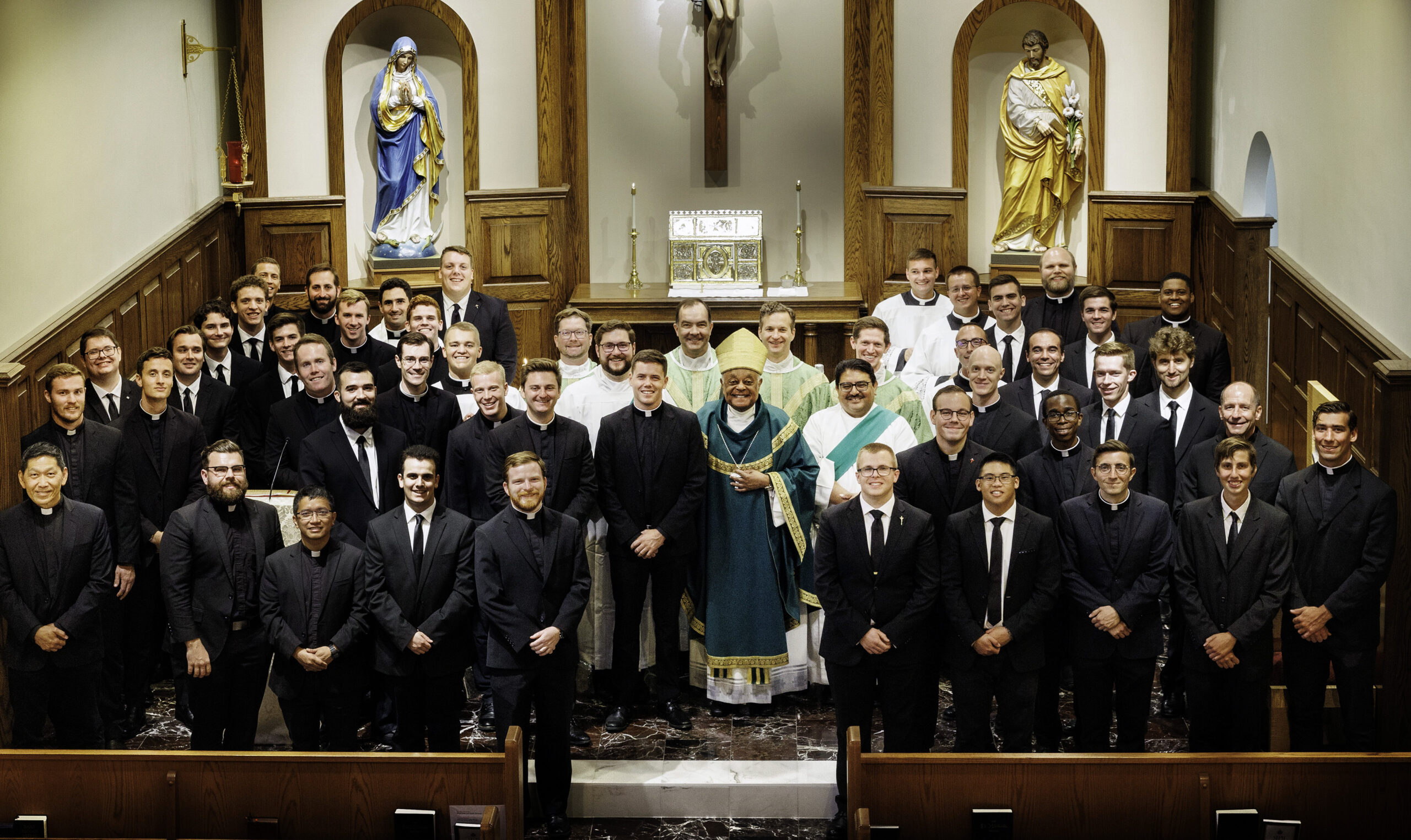 JPII Seminary seminarians group photo