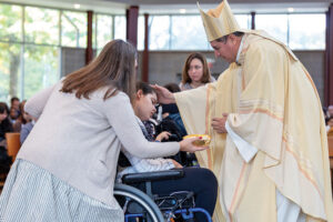Bishop Evelio Menjivar at White Mass