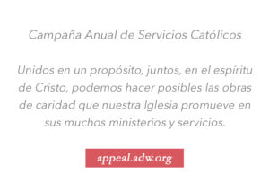 Campaña Anual de Servicios Católicos