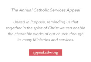 The Annual Catholic Services Appeal