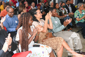 Opening ceremony for the launch of the Sr. Thea Bowman Center at Howard University.