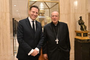 Cardinal McElroy Meet and Greet Photos